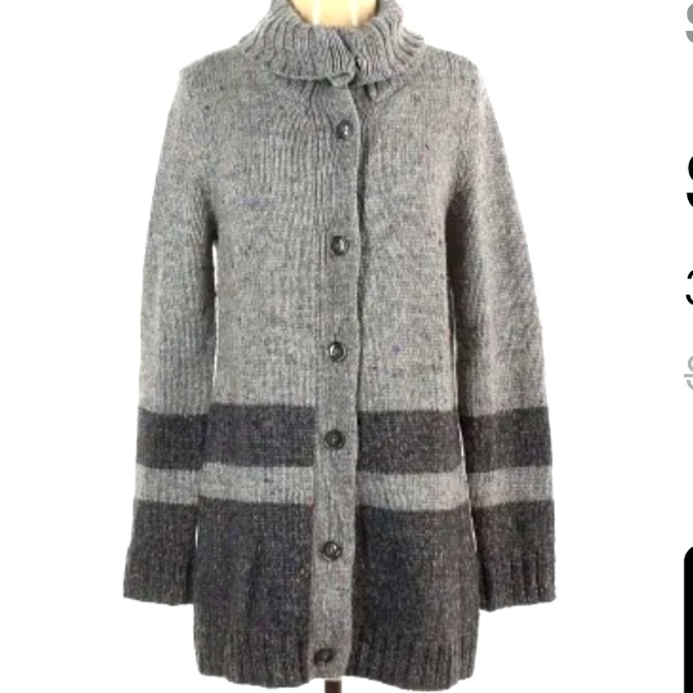 Talbots Grey Cardigan
